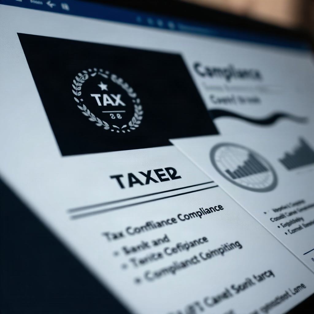 Tax compliance paperwork