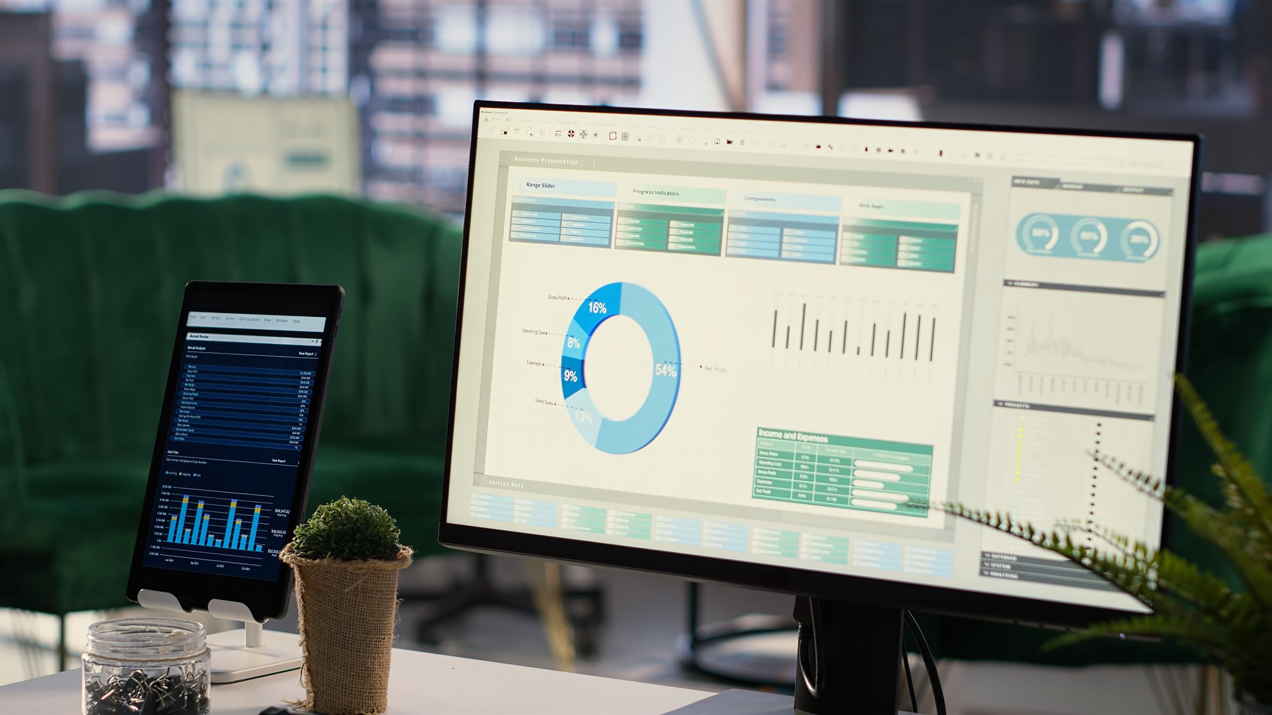 Finance analytics dashboard